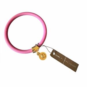 Marc Jacobs Purple Bangle with Gold Medallion Charm
